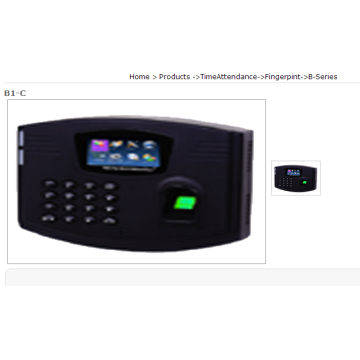 World Popular Fingerprint Time Table Clock